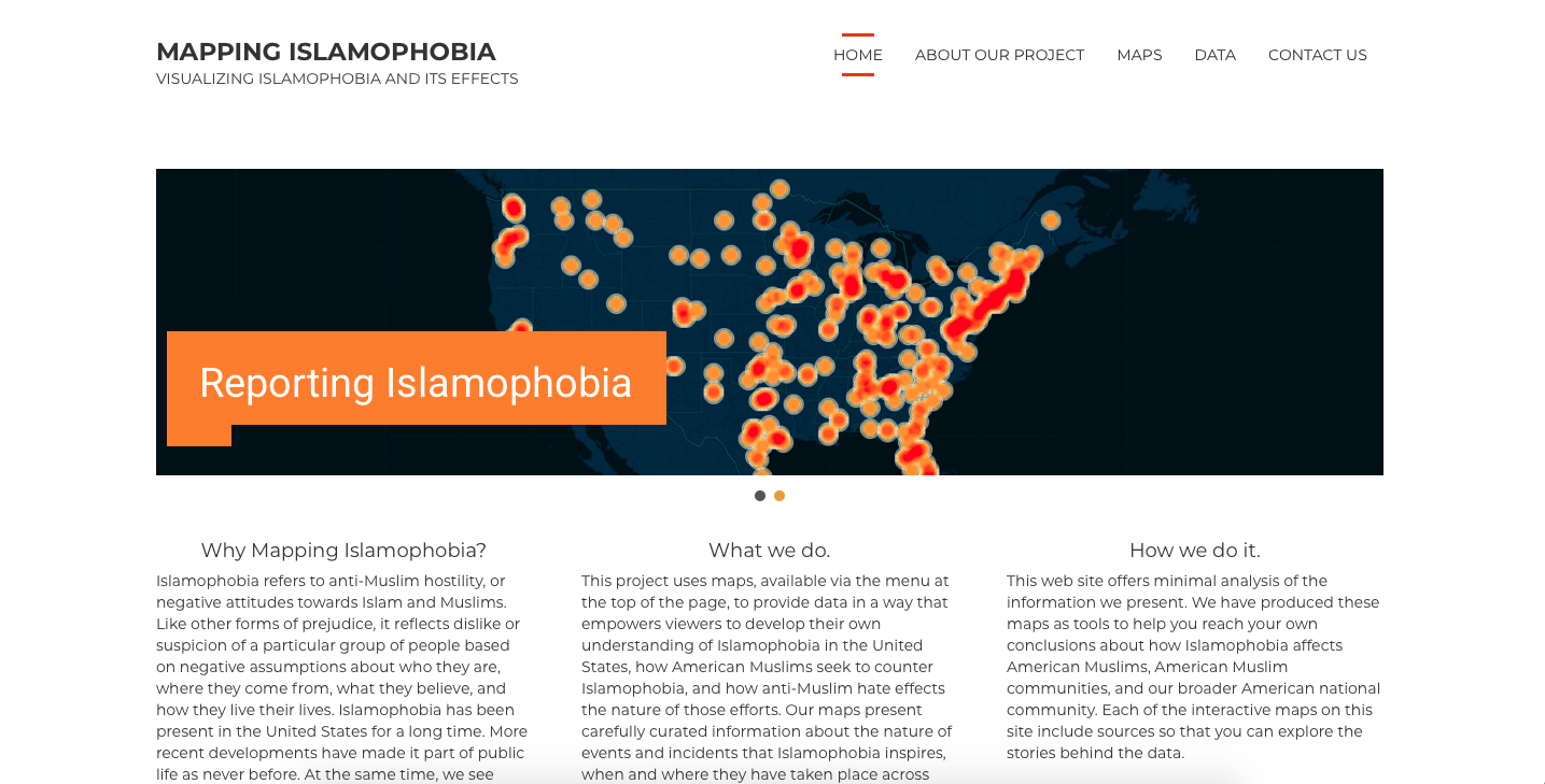 Mapping Islamophobia
